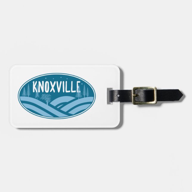 Knoxville Tennessee Außenbereich Gepäckanhänger (Vorderseite horizontal)