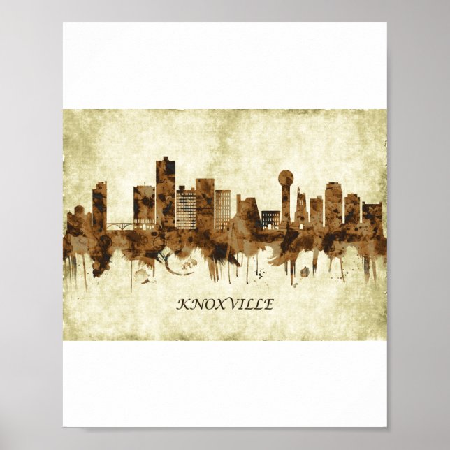 Knoxville Tennessee City Poster (Vorne)