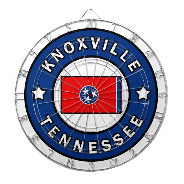Knoxville Tennessee Dartscheibe (vorne)