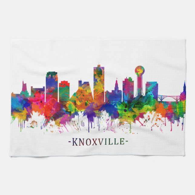 Knoxville Tennessee Geschirrtuch (Horizontal)