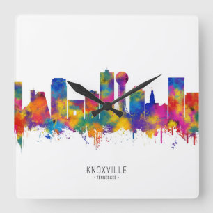 Knoxville Tennessee Quadratische Wanduhr