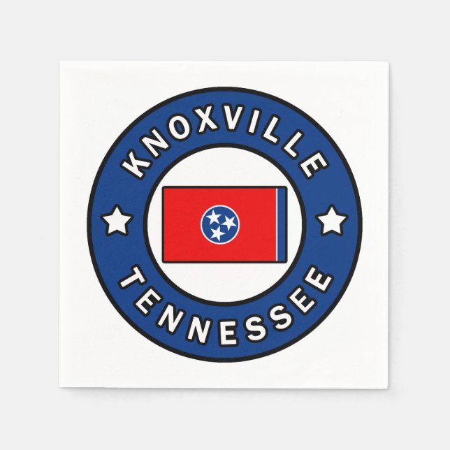 Knoxville Tennessee Serviette (Vorderseite)