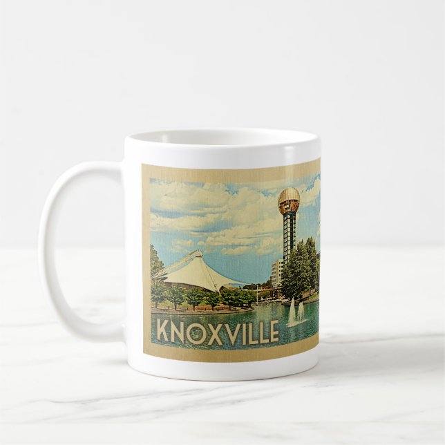 Knoxville Tennessee Vintage Reise Kaffeetasse (Links)