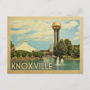 Knoxville Tennessee Vintage Reise Postkarte