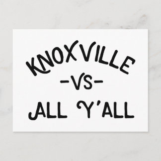 Knoxville VS All Yall, Tennessee Postkarte