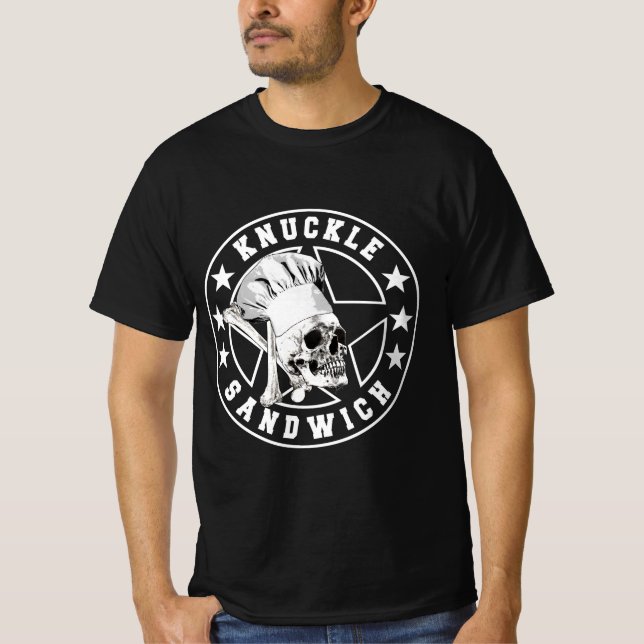 Knuckle Sandwich All Star White Knockout T-Shirt (Vorderseite)