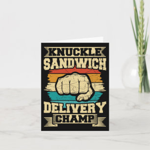 Knuckle Sandwich Delivery Champ Karte