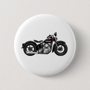 Knucklehead-Motorrad Button