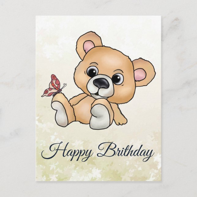 Knuddelbär Postkarte (Vorderseite)