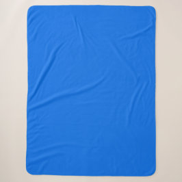 Knuddelig neon hellblau für den Winter Sherpadecke