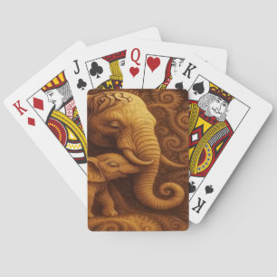 Knuddelige Elefanten Spielkarten
