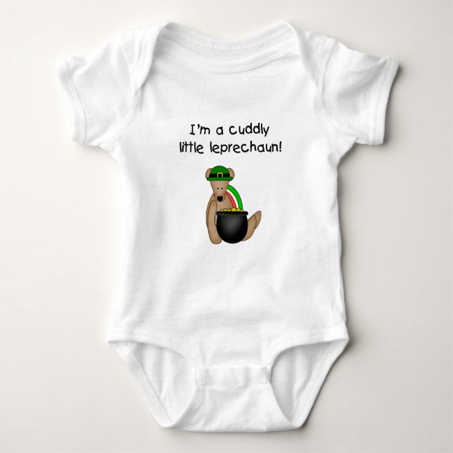 Knuddelige kleine Kobold-T-Shirts und Geschenke Baby Strampler (Vorderseite)
