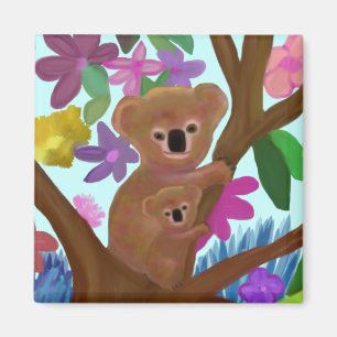 Knuddeliger Koala-Magnet Magnet