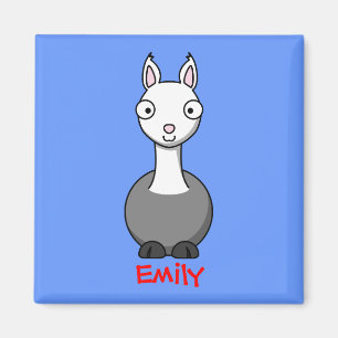 Knuddeliger Lama Magnet