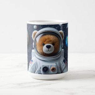 Knuddiger Astronaut-Teddy Kaffeetasse