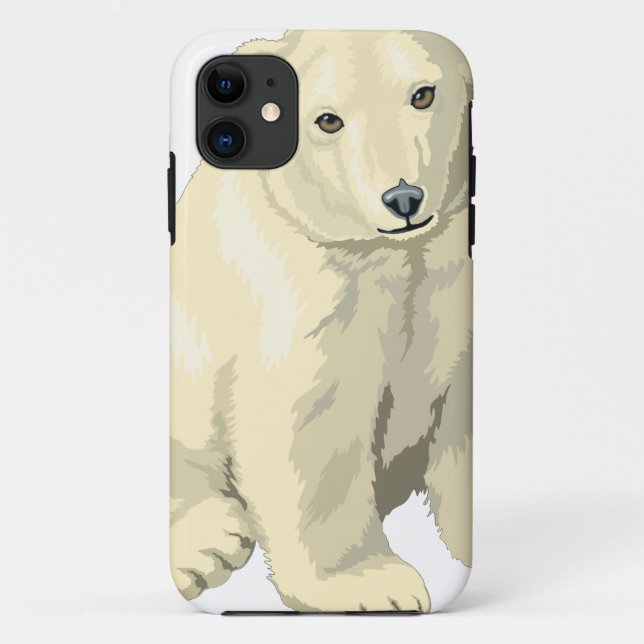 Knuddiger Eisbär Case-Mate iPhone Hülle (Rückseite)