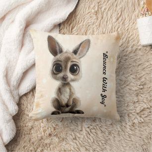"Knuddiger Kanga-Schatz" Kissen