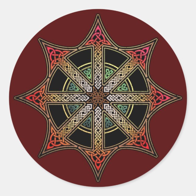 Knüpfarbeit Zeichen von Chaos Stickers (Vorderseite)