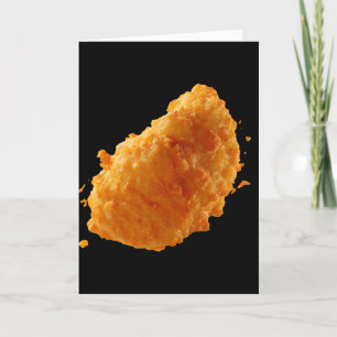 Knusprige Chicken-Nugget-Lustige-Essen-Nuggets-Ten Karte