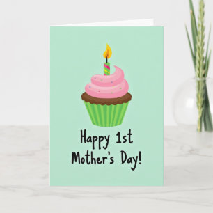 Knusprige Cupcake Muttertagskarte Karte
