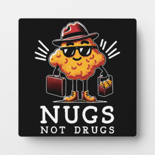 Knusprige Nuggets, keine Drogen Fotoplatte