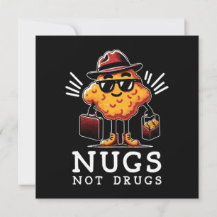 Knusprige Nuggets statt Drogen Einladung