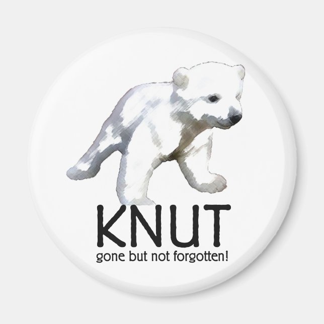 Knut Polar Bear Magnet (Vorne)