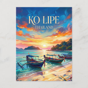 Ko Lipe Thailand Postkarte