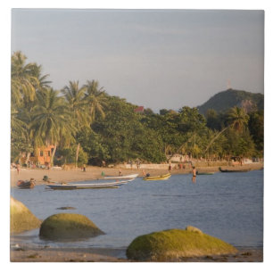 Ko Phangan, Thailand. Außerhalb der hektischen In Fliese