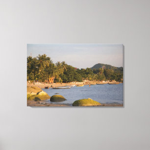 Ko Phangan, Thailand. Außerhalb der hektischen In Leinwanddruck