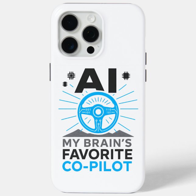 Ko-Pilot - Intelligenter Partner meines Gehirns Case-Mate iPhone Hülle (Rückseite)