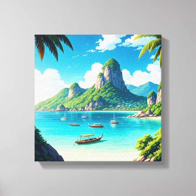 Ko Samui Thailand Beach Leinwanddruck (Vorderseite)