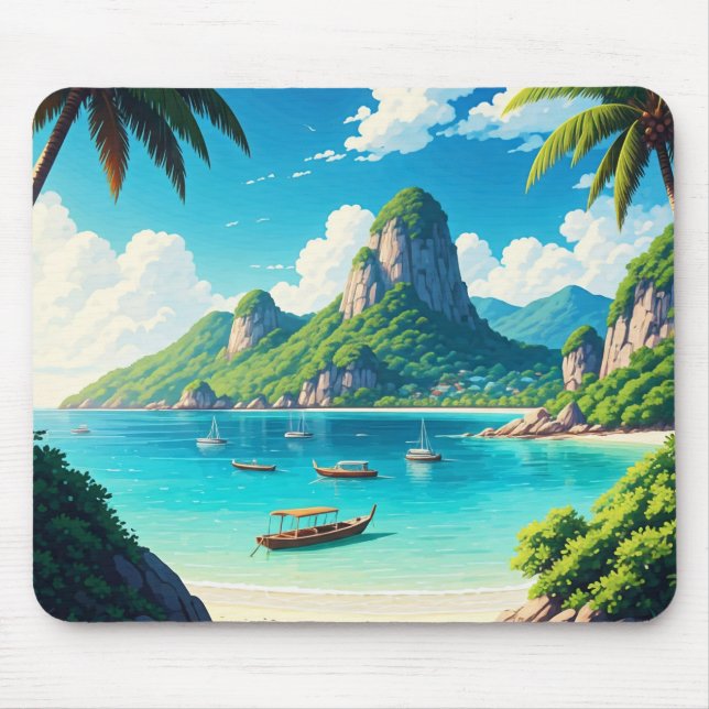 Ko Samui Thailand Beach Mousepad (Vorne)