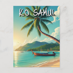 Ko Samui Thailand Postkarte