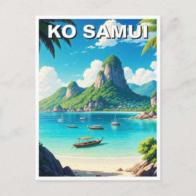 Ko Samui Thailand Postkarte (Vorderseite)