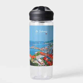 Ko Sichang, Thailand - Lebendige Hafenansicht Came Trinkflasche