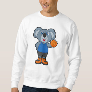 Koala als Basketballspieler mit Basketball Sweatshirt