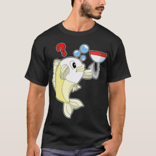 Koala als Fischer mit Angelrute & Fisch T-Shirt