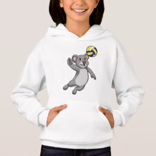 Koala als Volleyballspieler mit Volleyball Hoodie