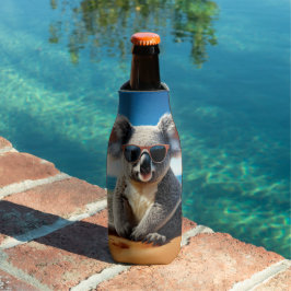 Koala an einem sandigen Strand Flaschenkühler