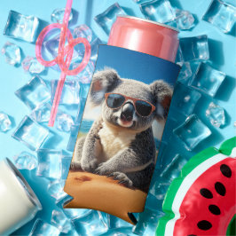 Koala an einem sandigen Strand Selters Dosenkühler
