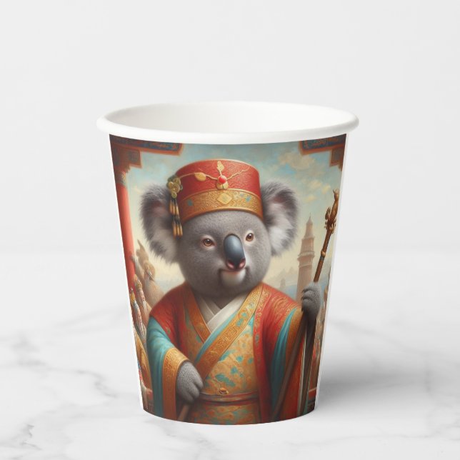 Koala Ancient China Pappbecher (Vorderseite)
