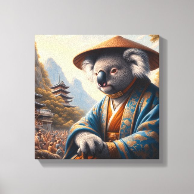 Koala Ancient Japan Leinwanddruck (Vorderseite)