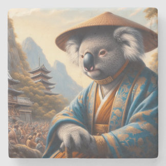 Koala Ancient Japan Steinuntersetzer