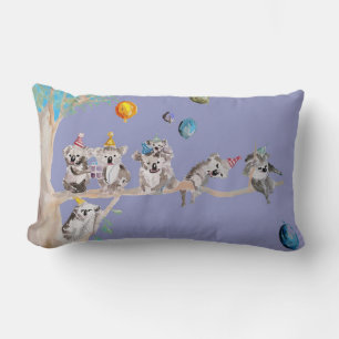 Koala Anniversaire Cute Koalas Enfants Coussin pou
