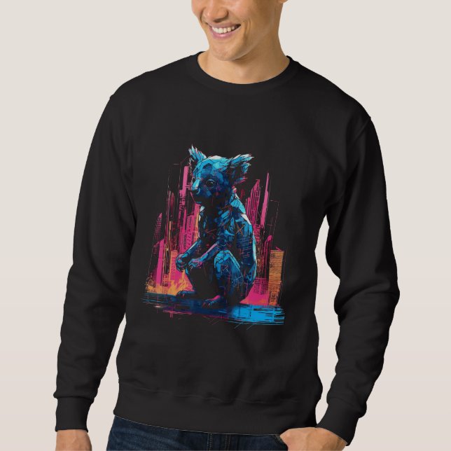 Koala Artwork - Architecture Animal Motif Art Anim Sweatshirt (Vorderseite)