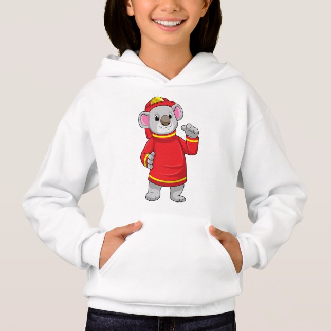 Koala as Firefighter with Helmet (Devant)