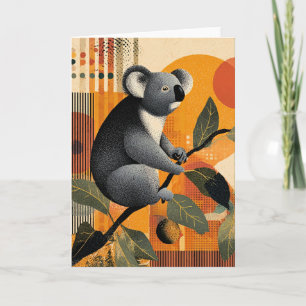 Koala assis dans un arbre