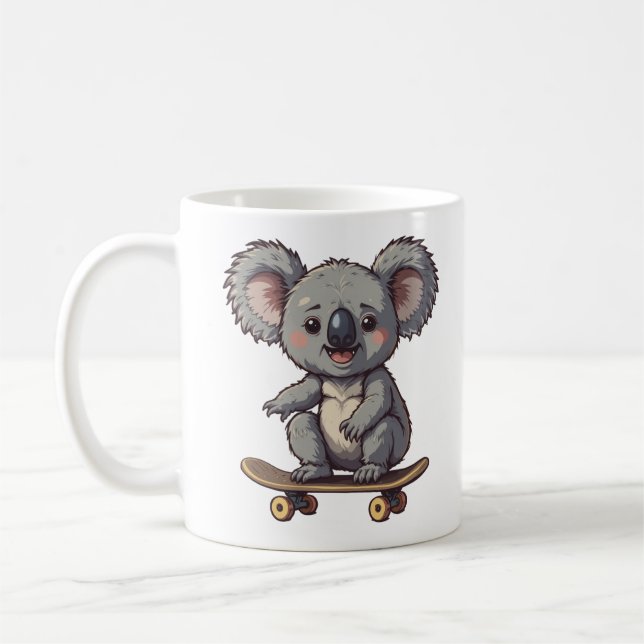 Koala auf Rädern vergrößern Kaffeetasse (Links)