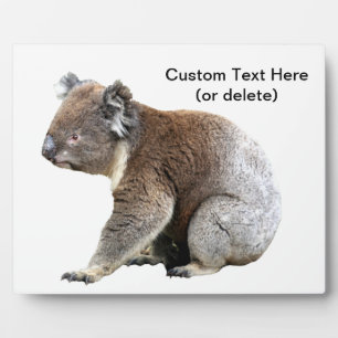Koala Australian Customizable Fotoplatte